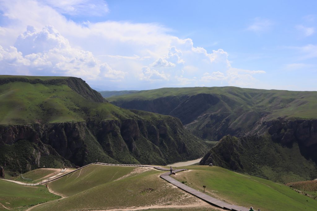 新疆ウィグル自治区・濶克蘇（コクス）大峡谷の写真　天山の峡谷美2-5