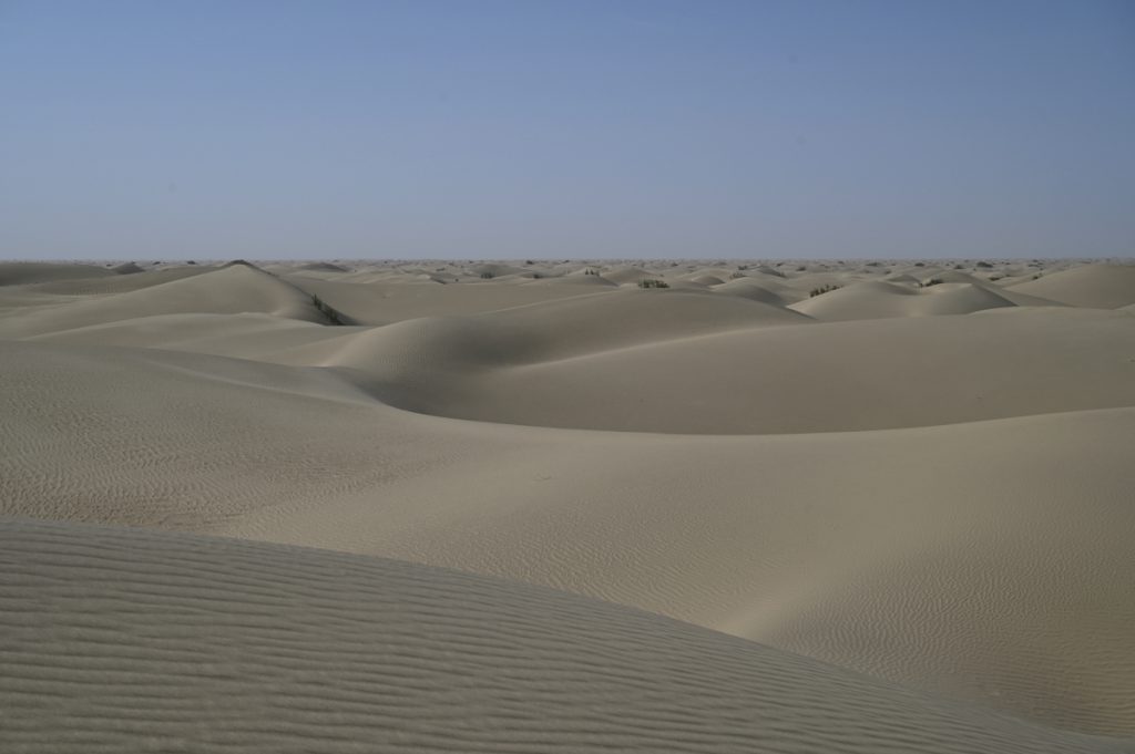 新疆ウィグル自治区・タクラマカン砂漠の写真　茫茫沙漠（果てなき砂漠）-5