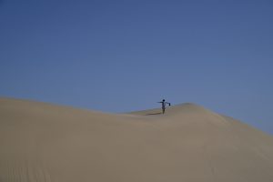 新疆ウィグル自治区・タクラマカン砂漠の写真　茫茫沙漠（果てなき砂漠）2-10