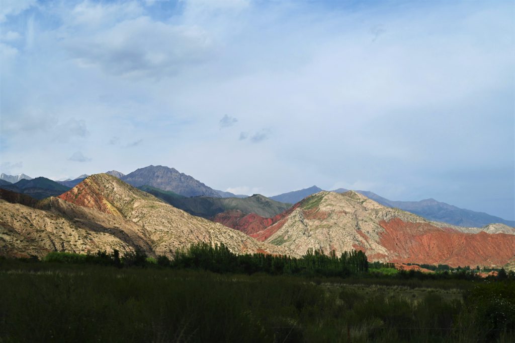 新疆ウィグル自治区・の写真　炎熱の谷から緑の天山へ5-3