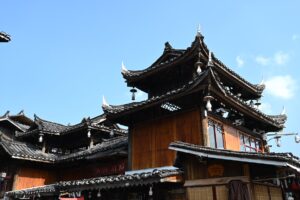 貴州省・の写真　世界自然遺産の古橋と癒しの峡谷5-8