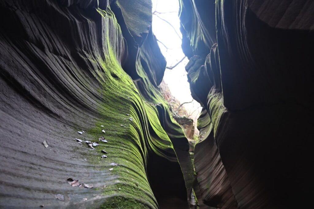 陝西省・の写真 岩と光の夢の回廊4-5
