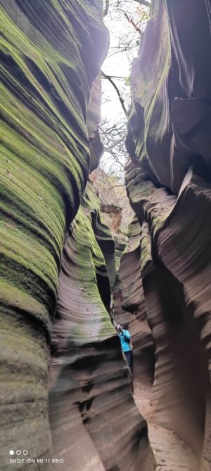 陝西省・の写真　岩と光の夢の回廊5-9