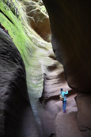陝西省・の写真　岩と光の夢の回廊6-10