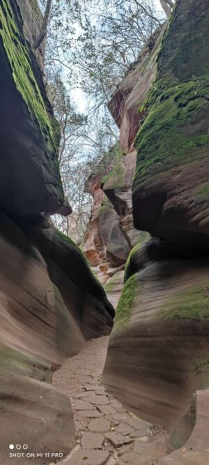 陝西省・の写真　岩と光の夢の回廊6-7