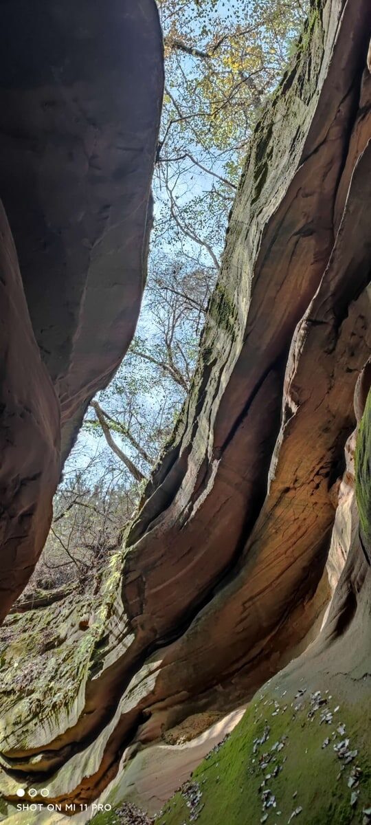 陝西省・の写真　岩と光の夢の回廊7-3