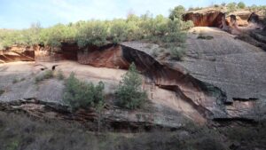 陝西省・の写真 岩と光の夢の回廊8-9